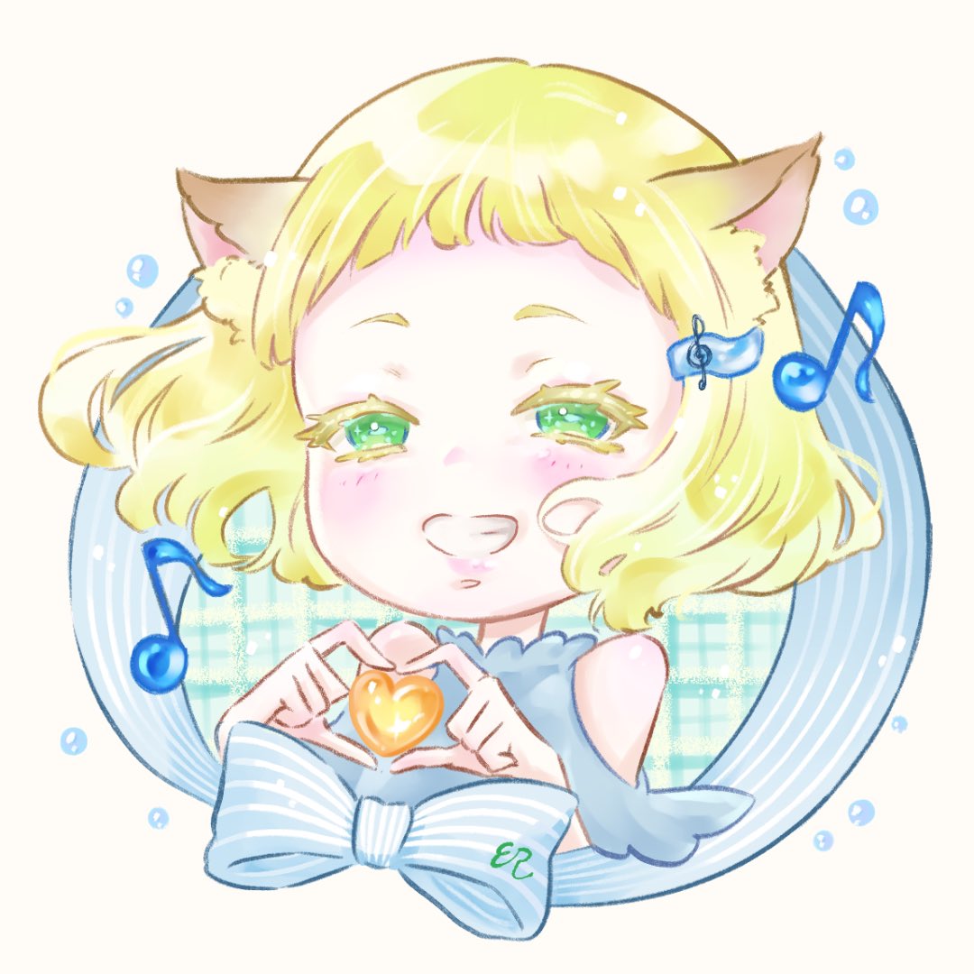 ERiN_qs's tweet photo. おんぷ🎶🩵💙🩵🐱
#猫耳 #ねこみみ #イラスト https://t.co/K7ROwkBw5o