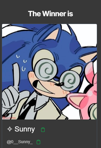 The Winner Of the Huge RB Spotted Elephant 
Goes to: <a href="/0__Sunny_/">✧ Sunny</a> 
Congratulations on Winning, More Giveaways Soon To Come.
Make Sure to to Check Out <a href="/Trevaless/">Trevaless</a> Page to see another Giveaway Sponsored by Me.
P.S. More Screenshots with Partners and Stuff Soon, Its my Final Exam Week