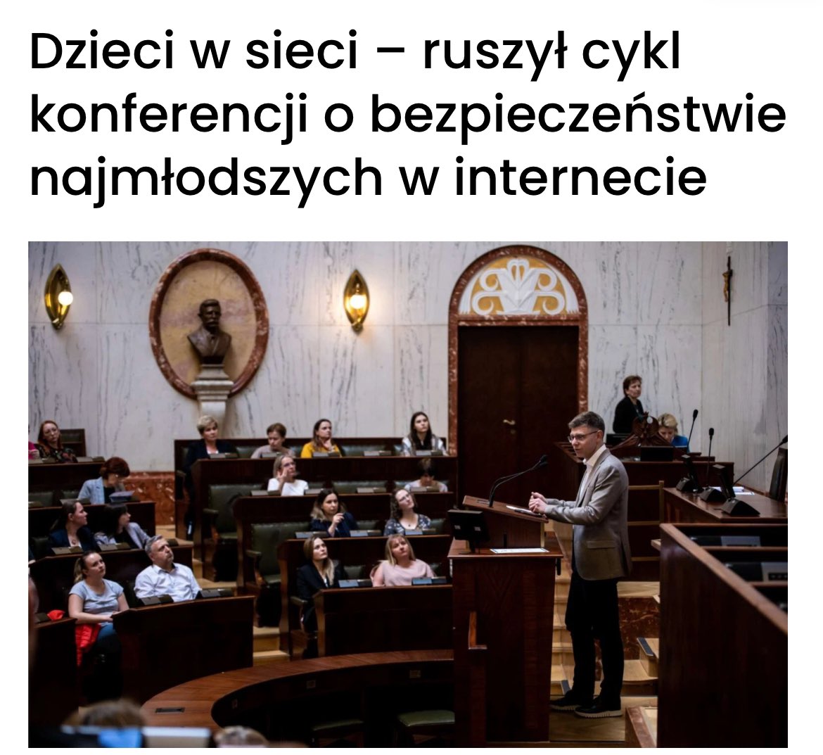 UKorczaka's tweet photo. Mamy dużo braków w działaniach zarówno instytucji publicznych, jak i firm technologicznych. Potrzebne są konkretne kroki, które postawią bezpieczeństwo dzieci na pierwszym miejscu – mówił dr Konrad @ciesiolkiewicz z naszej Uczelni.
Szczegóły🧵@PrasoweSlaskie https://t.co/EFaIZwJmZn