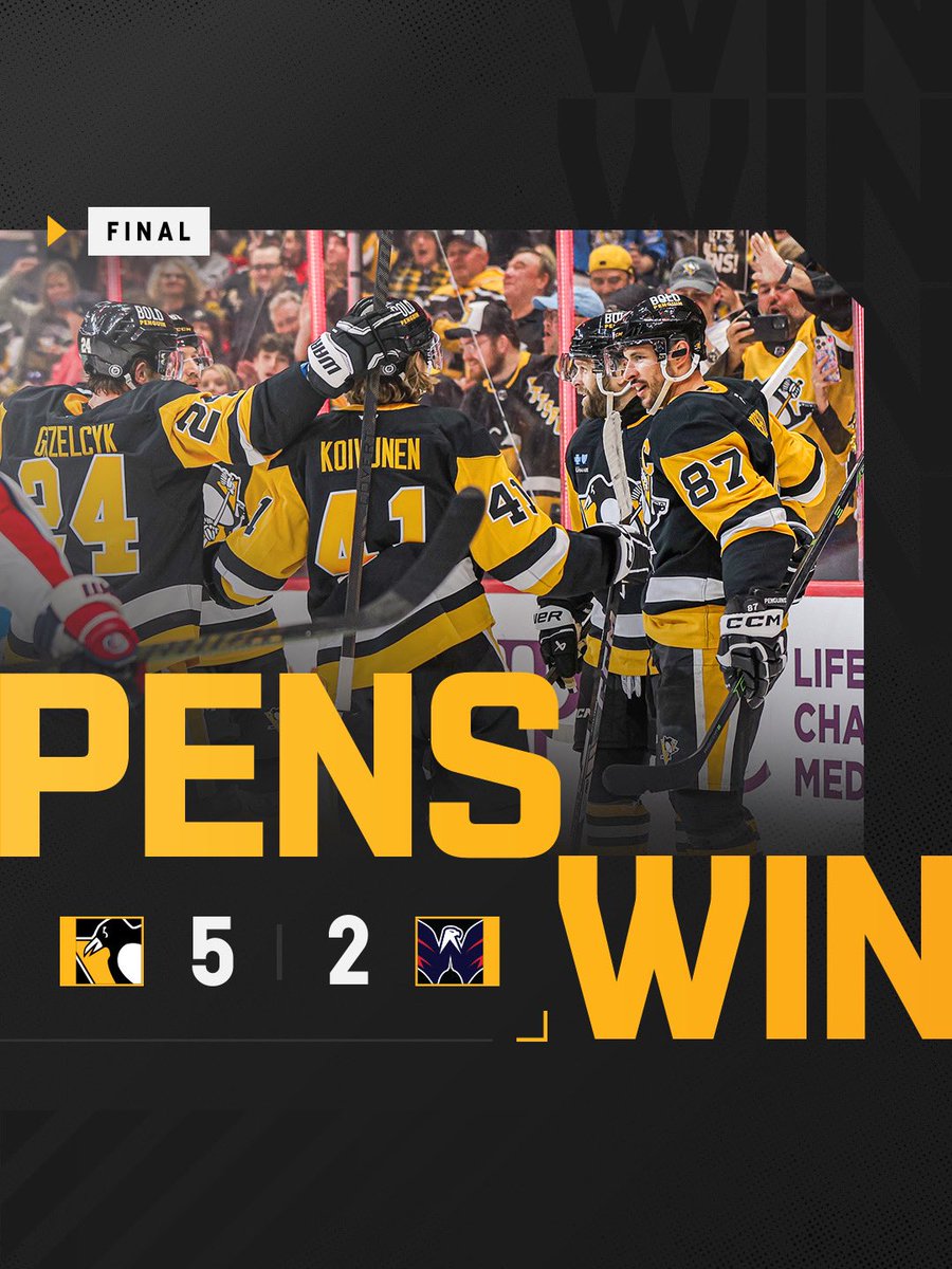 PenguinsFrance's tweet image. Victoire contre Washington 5/2 pour le dernier match de la saison !!! Pittsburgh finit 13 eme de la conférence EST !!! En espérant des jours meilleurs et retrouver les sommets d’un passé pas si lointain … #NHL
