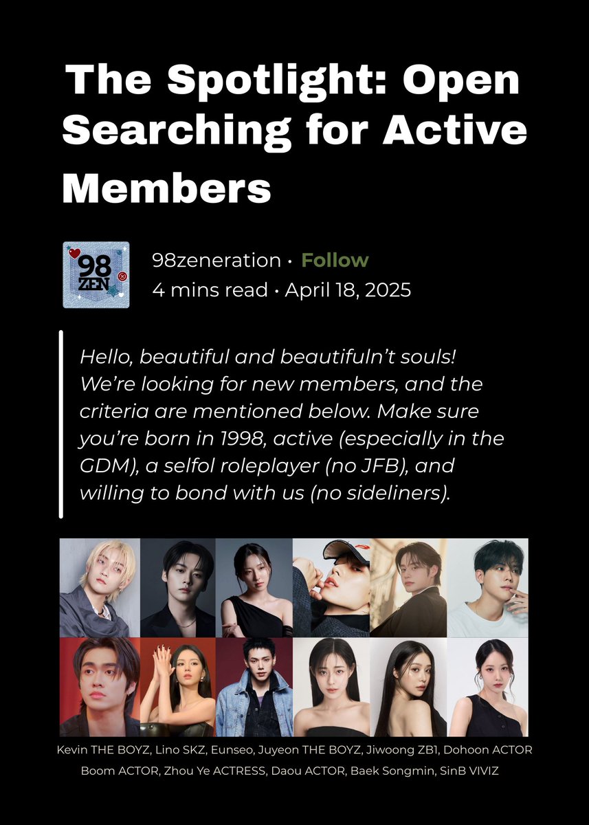 We are the 𝐙𝐞𝐧𝐞𝐫𝐚𝐭𝐢𝐨𝐧, a force that carries both memory and momentum, bound by the same spark to light our paths. Now, we’re not just looking back, we’re looking ahead. A new spark is calling, and this generation needs you, the 𝟗𝟖-𝒃𝒐𝒓𝒏𝒔. ★