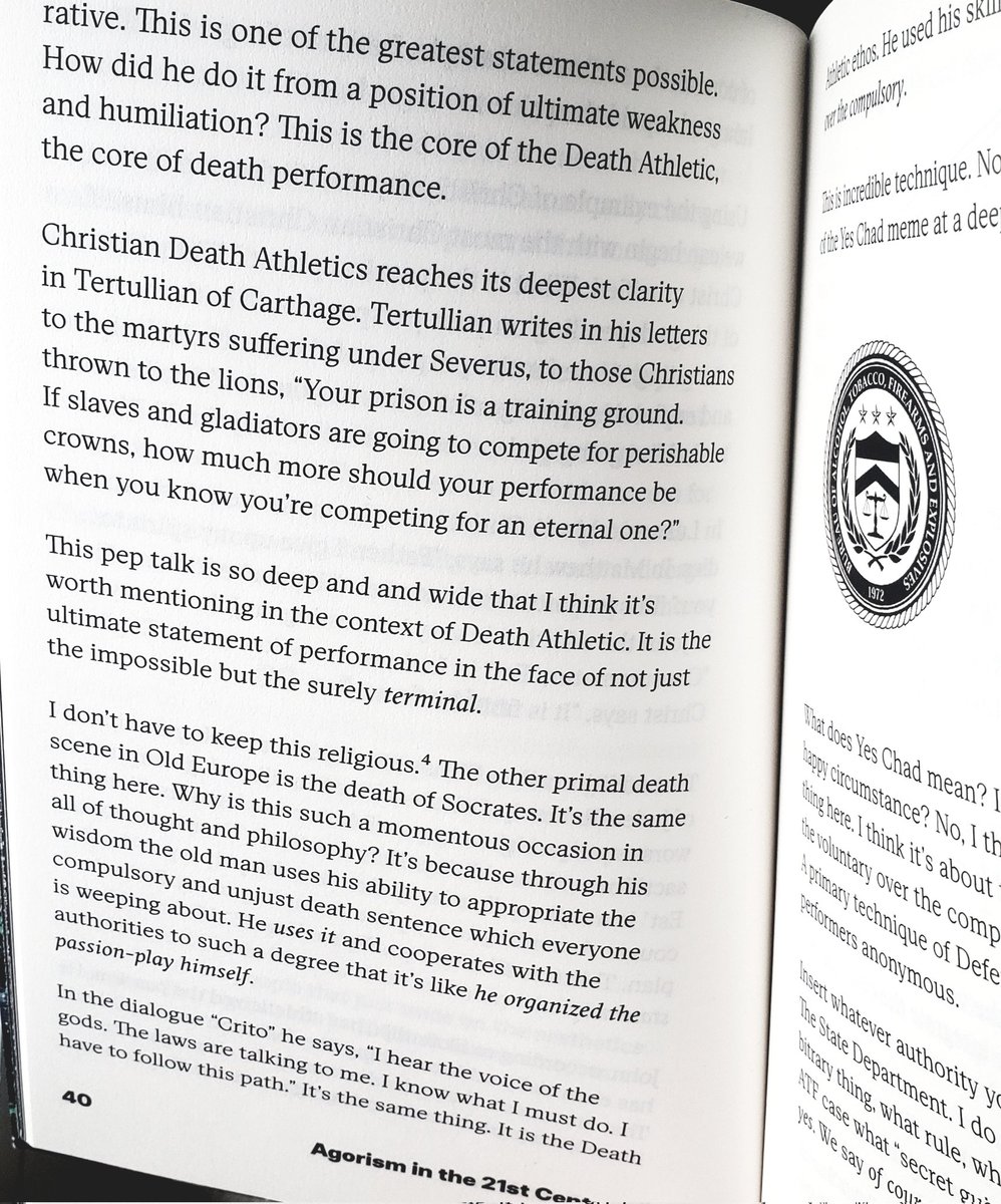 Using the example of Christianity and divine mediation, we can begin with the most Christian Christian himself, Christ crucified. What is the passion about? Well, a lot of things depending on your perspective. What’s most interesting to me for the purpose of the Death Athletic