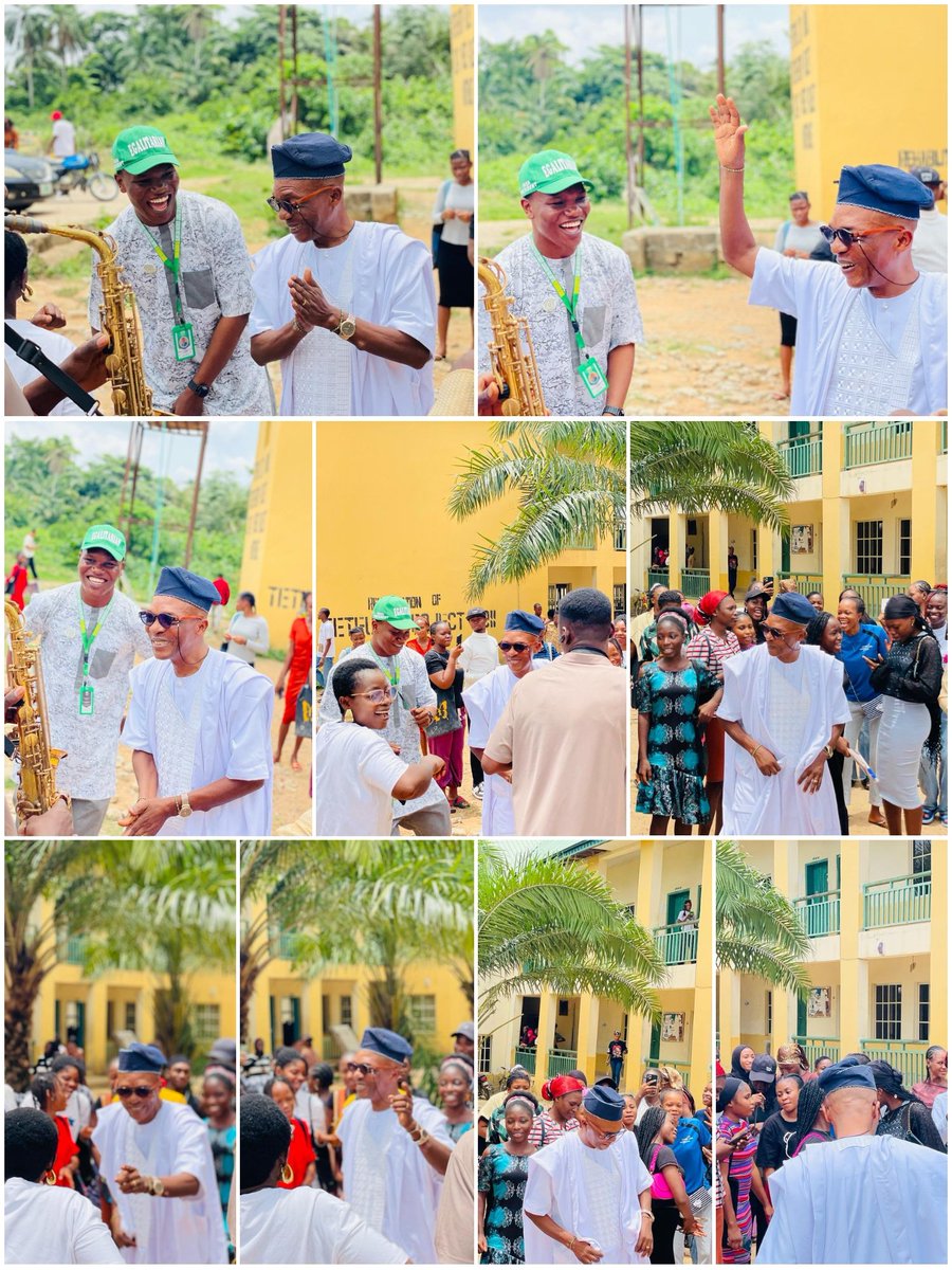 FFuoye75437's tweet photo. Yesterday morning, students of the Faculty of Arts gathered to celebrate the birthday of their Dean, Professor Bifatife Adeseye. https://t.co/W9ugUCka23