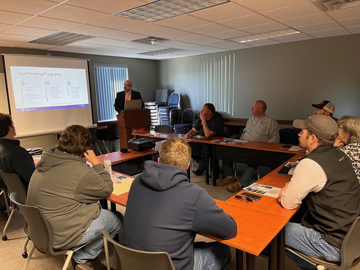 Thank you to those to attended yesterday’s PENNVEST event in Somerset County.

PENNVEST events are a great resource to learn about new opportunities to fund upcoming projects.  View our event schedule and register for an event in our Training Center.
pa.gov/agencies/pennv…