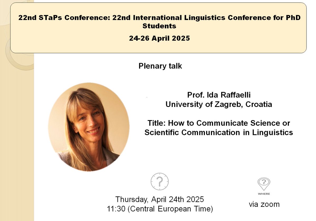Staps20Conf tweet picture