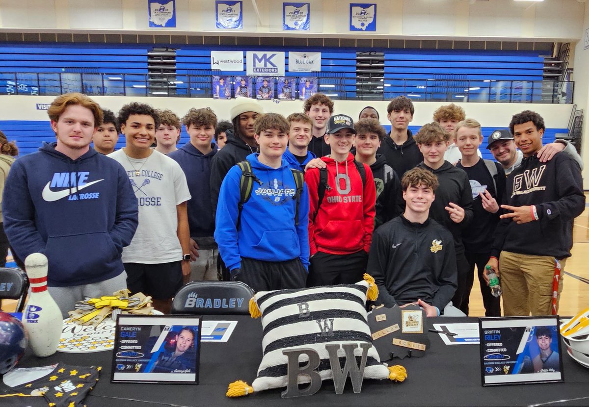 Congratulations to our own <a href="/GriffinRiley16/">Griffin Riley</a> who signed his letter of intent to continue his lacrosse career <a href="/bw_mlax/">Baldwin Wallace Men’s Lacrosse</a> on Wednesday.