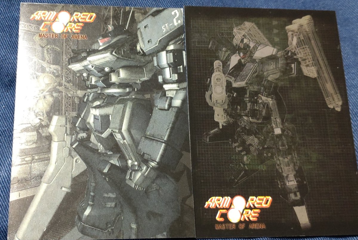 jattan9yuyugi's tweet photo. マスターオブアリーナの攻略本買ったら、超カッコいいカード付いてて嬉しい。
#ACMoA
#アーマード・コア https://t.co/OXmg6UyBk0