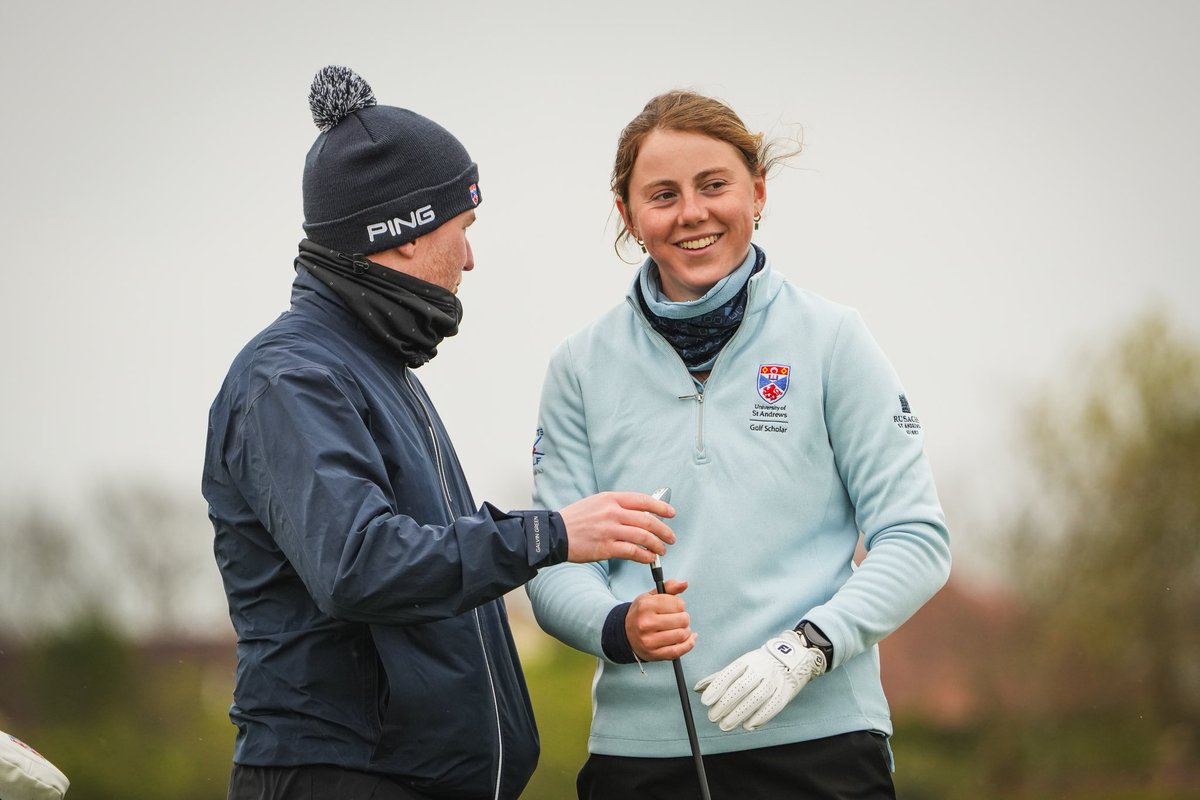 ScottishGolf's tweet photo. Helen Holm Scottish Women’s Open - Day 1

Some cracking golf being played today in tough conditions @RoyalTroonGC .🥶💨

Judy Joo takes clubhouse lead on level par 🇰🇷⛳️

Carys Irvine third career hole-in-one on 8th hole!😍🏴󠁧󠁢󠁳󠁣󠁴󠁿

Follow live scoring: https://t.co/26ZP0xoyOc https://t.co/6FEs6bLstu