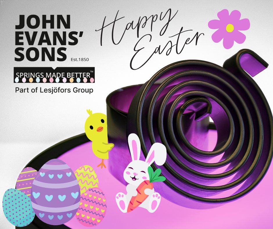 JohnEvans_Sons's tweet image. Precision never takes a holiday.

Whether in the lab, in the sky, or on the battlefield, our constant force and spiral torsion springs perform reliably!

Wishing you a safe, peaceful, and happy Easter!

#SpringInnovation #PrecisionEngineering #MadeInUSA #JohnEvansSons