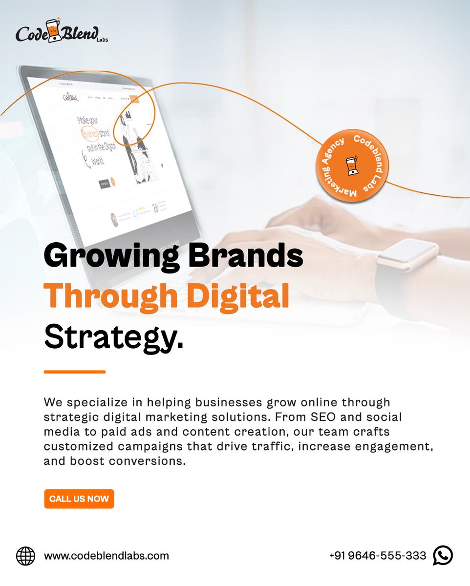 Codeblendlabs's tweet image. Not just marketing — strategic storytelling that sells.
Helping brands grow, engage, and conquer the digital world!
#BrandStrategy #MarketingWithPurpose #codeblendlabs