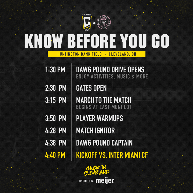 ColumbusCrew's tweet photo. Make sure you are ready for the match 📝

Check out the pre-match timeline, approved and non-approved items and so much more to ensure you have a seamless experience on matchday ⬇️