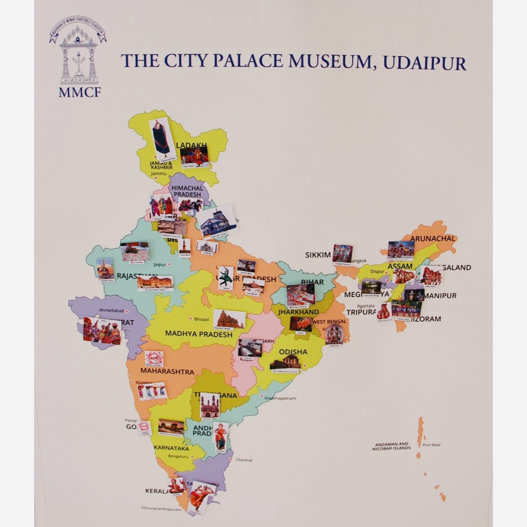 The CPM celebrated World Heritage Day at Hansraj Children Charitable Home, Dewali.
Dr. Manish Shrimali brought Maharana Pratap's story alive in an engaging session.
Kids explored India’s cultural diversity through the “Cultural Jigsaw” activity with the curatorial team.