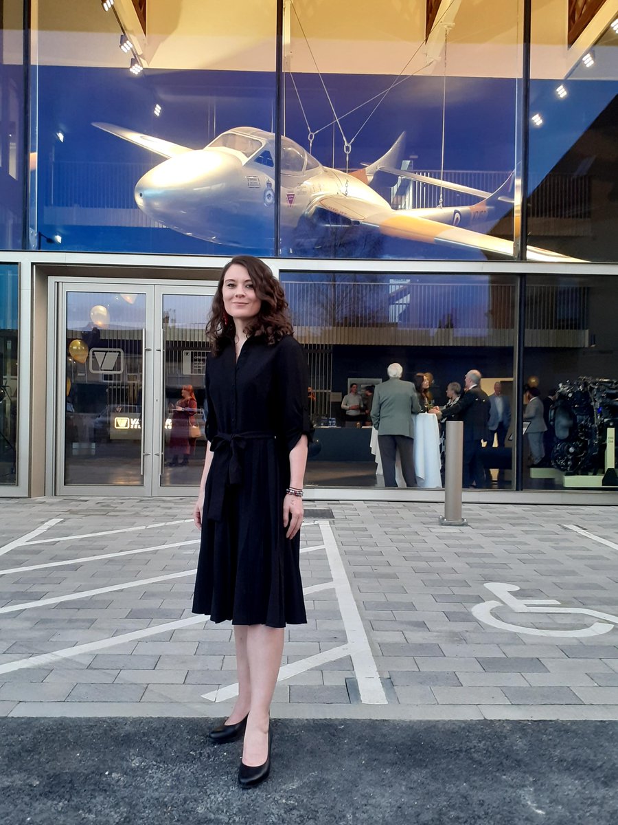 Self storage is boring, you say? Not at Vanguard's new Bath store, with this lovingly restored T.11 deH Vampire hanging in pride of place. How. Epic. Is. This! Insanely jealous of the view from the apartments opposite along Lower Bristol Road! #avgeek #dehavilland #vampire