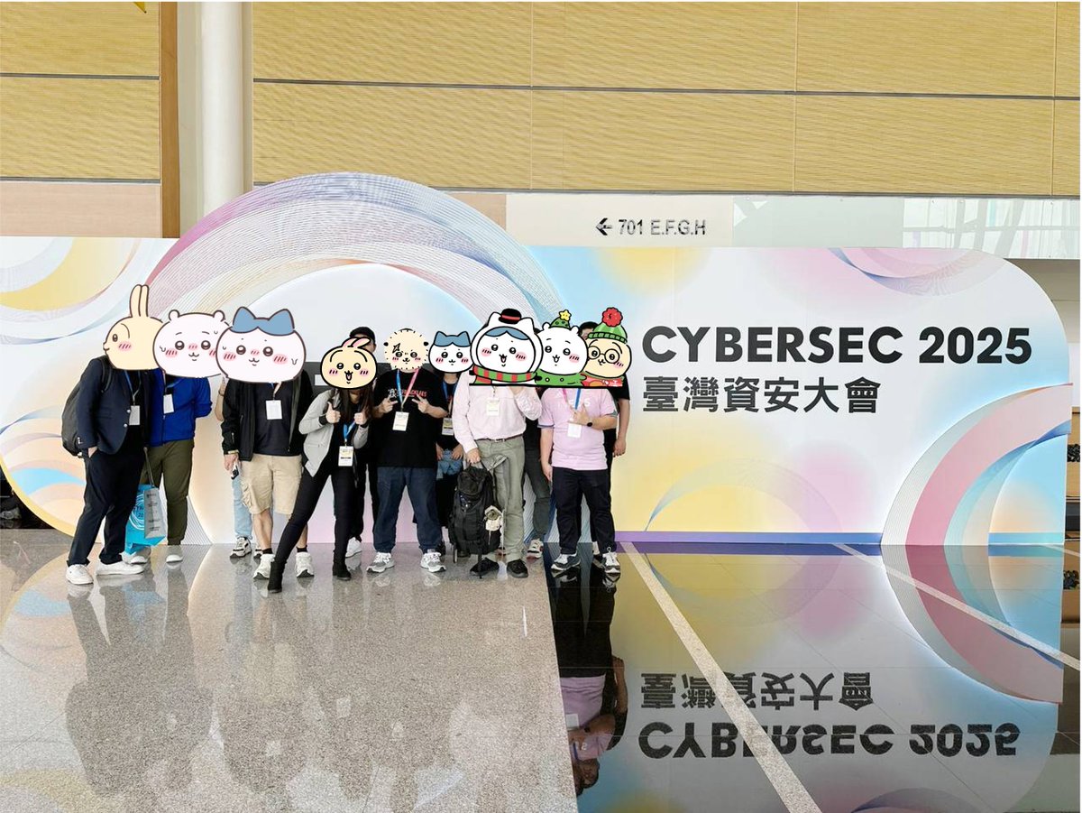 DeFiHackLabs's tweet photo. Our white hats @AliceHsu_kou, @ga013077, @hellowtheworldd and @0xlouistsai delivered an impressive talk at CyberSec 2025, and received a lot of valuable feedback. https://t.co/A5BvtiMN1Z