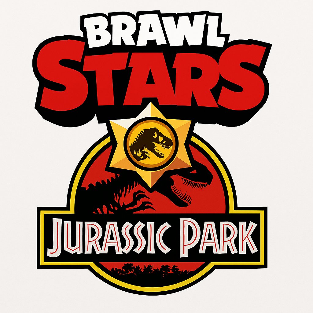 XAlexandre9's tweet image. Jurassic Park and Jurassic World partnership because it will be on June 3, 2025 Brawl Stars