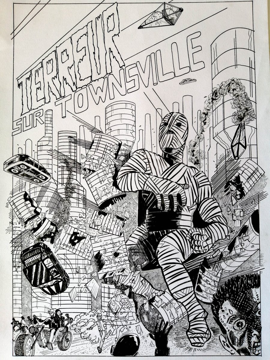 kristo_bauer's tweet photo. #lessentinellesdelimaginaire #bd #sf #fantastique #dessin #dessindujour #encredechine #crayonné #splashpage #comics #frenchcomics #comicsindé #comicsfrançais #integrale https://t.co/V0E1xS20gD