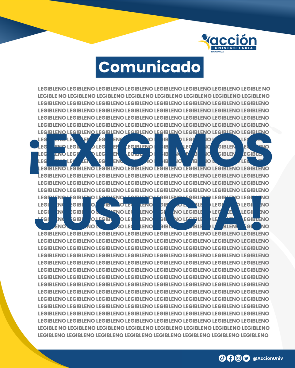 ¡Basta de palabras y comunicados, necesitamos acciones reales!

Hablamos fuerte y claro ¡EXIGIMOS JUSTICIA! a 7 años de abril 2018, seguimos pidiendo justicia, libertad y autonomía universitaria.