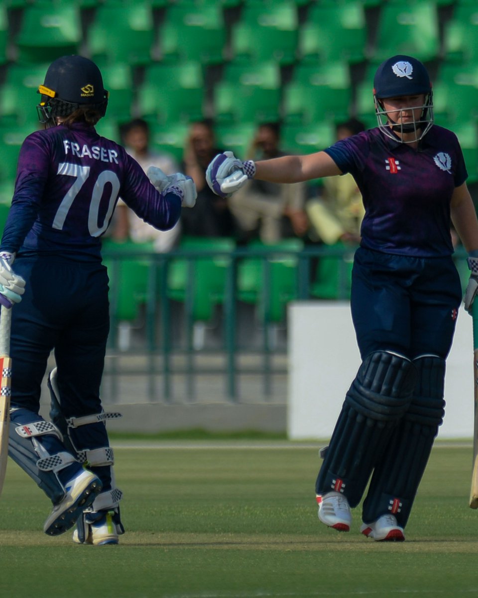 We finish our innings on 2️⃣6️⃣8️⃣-7️⃣

A superb, unbeaten 131 from Kathryn Bryce 🔥

#FollowScotland