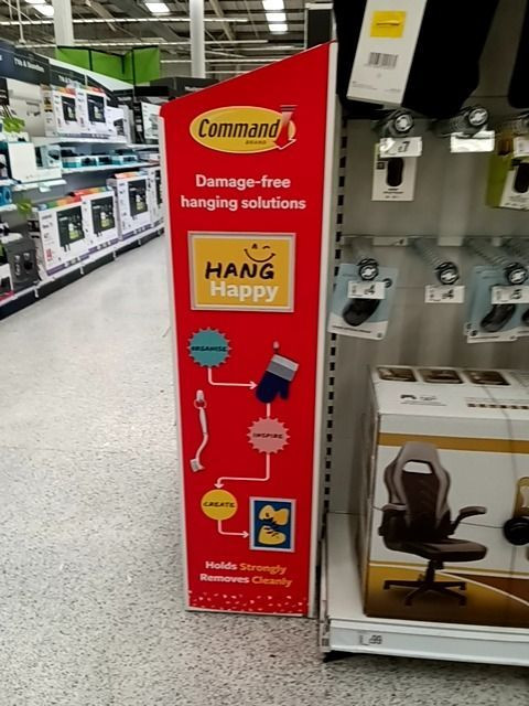 eXPD8_fm's tweet image. “Hanging Happy” in Asda! We’ve rolled out eye-catching Command POS, reset fixtures to new planograms &amp;amp; added Backing Cards to support gap scanning. A great result for compliance &amp;amp; visibility!
#expd8 #Command #fieldmarketing #in-storeexecution #FMGC