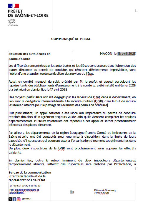 Image de Préfet de Saône-et-Loire