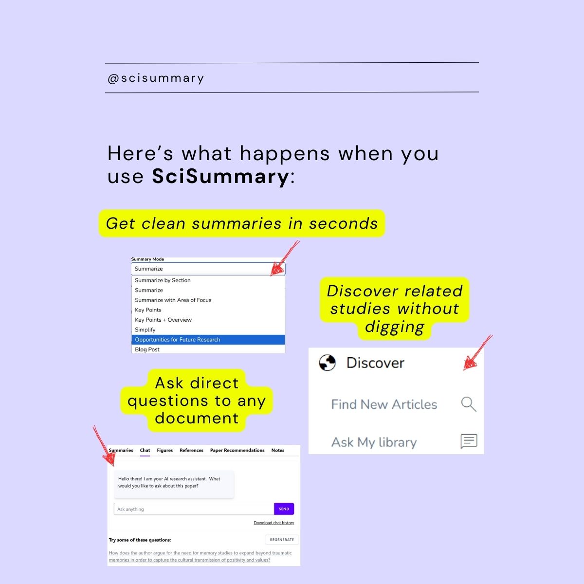 SciSummary tweet media