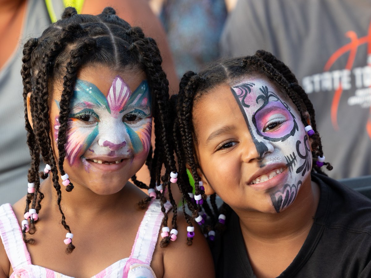 Face Paint Friday! It's not really a thing, but we think it should be.