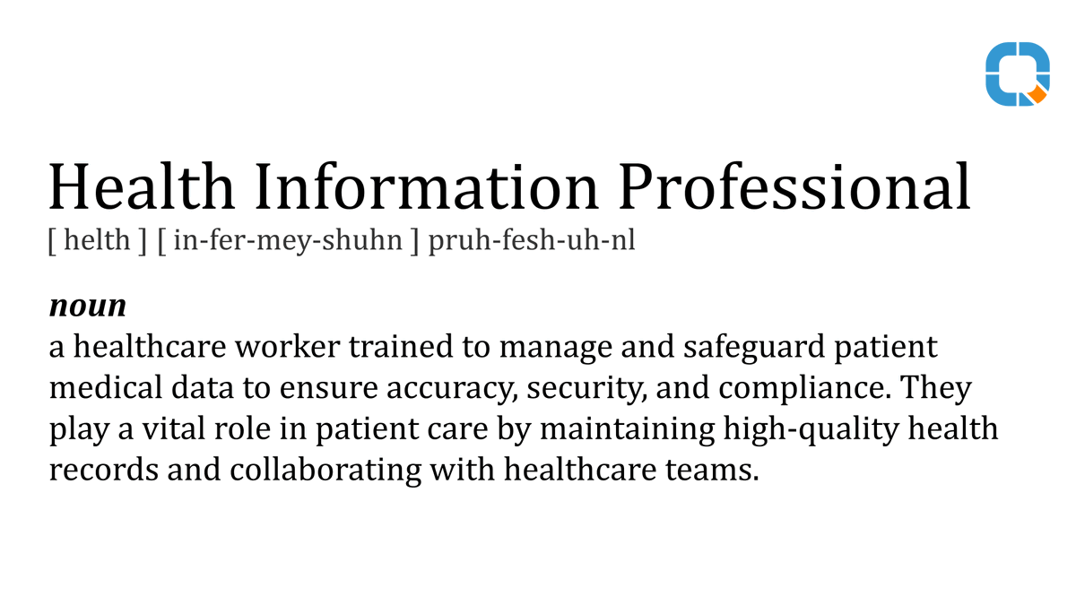 RecordQuest's tweet photo. Kicking off our Health Information Professional's Week with a BIG thank you to the experts who manage, protect, and streamline healthcare data! 🧡💙

#HIPHIPhurray #healthcare #ReDefiningROI #medicalrecords #forms https://t.co/SiT9rIs1kj