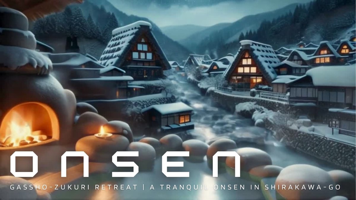♨️🎶🎧

---------
Live Now!
---------
🏔 Gassho-Zukuri Retreat | A Tranquil Onsen in Shirakawa-go
youtube.com/live/3VgbtLgQc…

Thanks for watching! 😊 Relax and enjoy the cozy vibes from the snow falling in Shirakawa-go ❄

#RelaxingMusic #sleep
<a href="/YouTube/">YouTube</a>