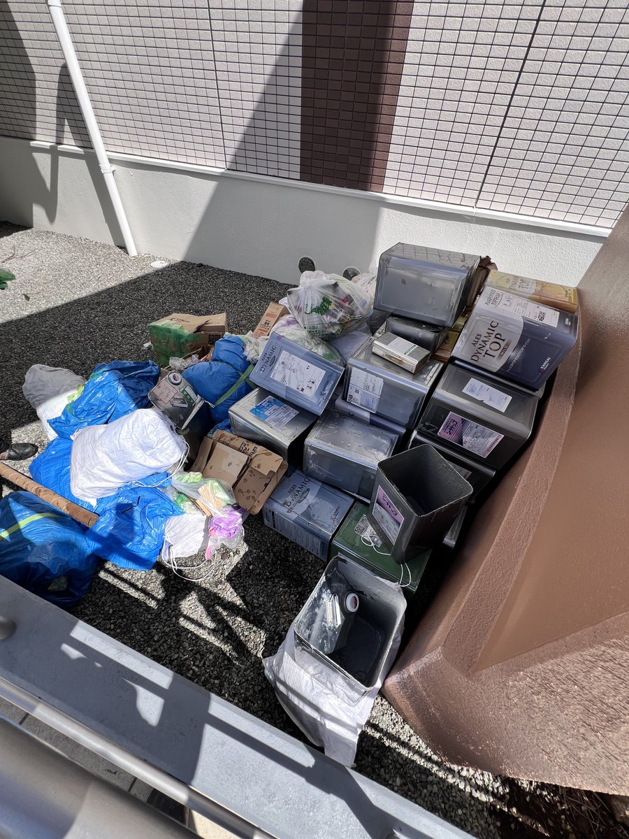 塗装屋の産廃

こんだけ綺麗に出してくれると助かる🙇‍♂️

本当に出し方悪いとジャブの中にゴミ突っ込んであって始末が悪い
