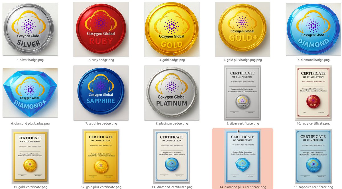 wimscardano's tweet photo. Share with your friends this opportunity to get onchain Cardano quality qualifications permanently stored onchain Join Coxygen Global and start your Haskell Plutus journey https://t.co/bpI9jVcGvj https://t.co/cQ3hpsgyq2