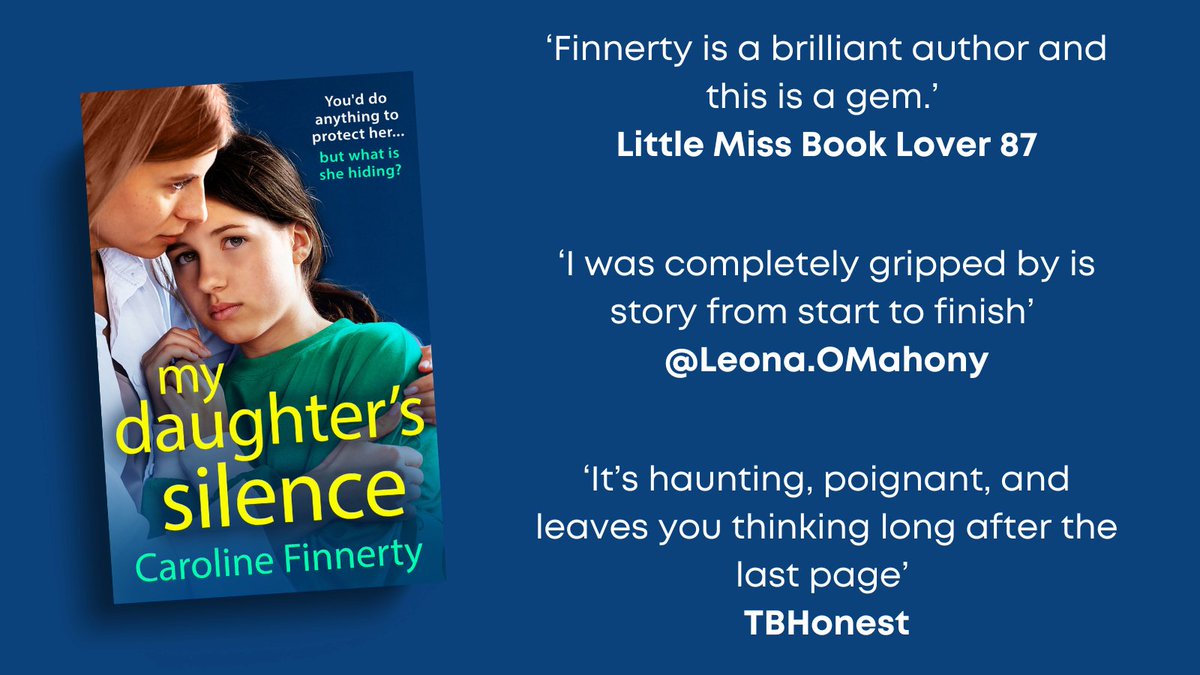 Boldwood Books (@boldwoodbooks) on Twitter photo Thank you to <a href="/Littlemissbook6/">𝑽𝒊𝒌’𝒔 𝑩𝒐𝒐𝒌 𝑯𝒂𝒗𝒆𝒏</a>, <a href="/lagirl2608/">Leona OMahony</a> and <a href="/TBHONEST_UK/">TBHonest🐝</a> for their recent reviews on the #MyDaughtersSilence by <a href="/cfinnertywriter/">Caroline Finnerty</a> #blogtour
Buy now ➡️ mybook.to/MyDaughtersSil… Thank you to <a href="/Littlemissbook6/">𝑽𝒊𝒌’𝒔 𝑩𝒐𝒐𝒌 𝑯𝒂𝒗𝒆𝒏</a>, <a href="/lagirl2608/">Leona OMahony</a> and <a href="/TBHONEST_UK/">TBHonest🐝</a> for their recent reviews on the #MyDaughtersSilence by <a href="/cfinnertywriter/">Caroline Finnerty</a> #blogtour
Buy now ➡️ mybook.to/MyDaughtersSil…