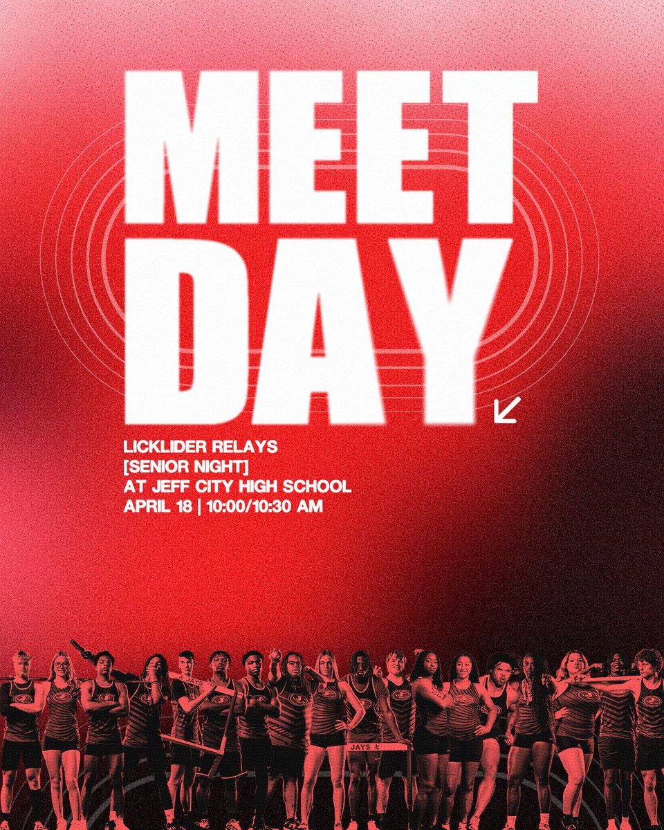Lace up. Lock in. It’s go time! Join us as we celebrate our seniors today at home! 💨 #MeetDay #JayPride