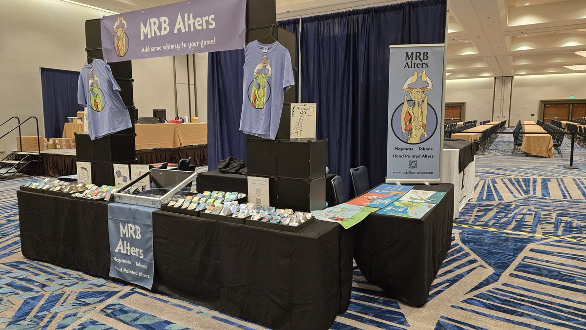 MRB_Alters's tweet image. All set up and ready for the Commandfest at CoolStuffCon!
Come take a look if you&apos;re in Orlando this weekend (it&apos;s a free to attend event!)

#CSCON