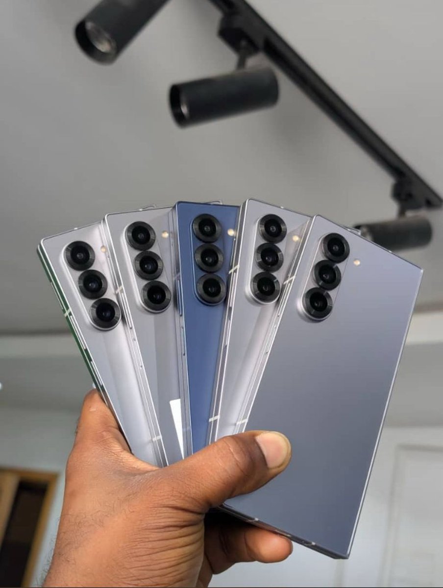 Offatified's tweet photo. Brand New
 no box 
Samsung Fold 6
256 &amp;512gb 
Available No 14 oshitelu street Ikeja

Priscilla Dammy Krane Adeboye Chioma Ibadan Express Way Fubara Wizkid https://t.co/L5fevwag77