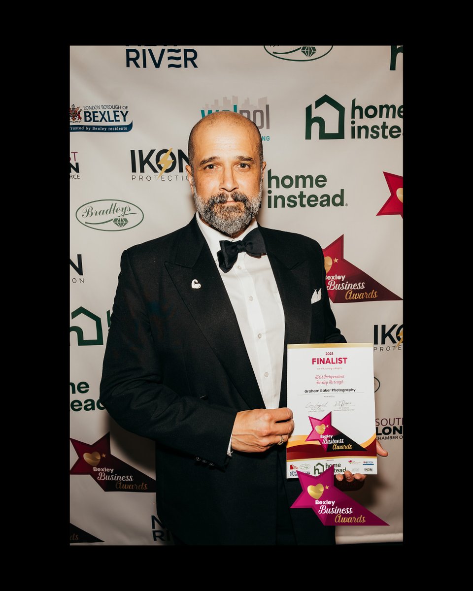 GrahamBakerGBP's tweet image. I may prefer being behind the camera, but I still don't mind getting in front of it when I need to 😏.
Picking up my finalist certificate at the Bexley Business Awards!
#BexleyBusiness #MHHSBD #CelebrateBexley