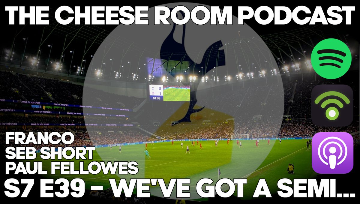 New Pod is out now!  <a href="/CheeseRoomFP/">Franco - Cheese Room Podcaster</a> Seb and Paul Fellowes review a great night in Europe....get listening!

linktr.ee/TheCheeseRoomP…