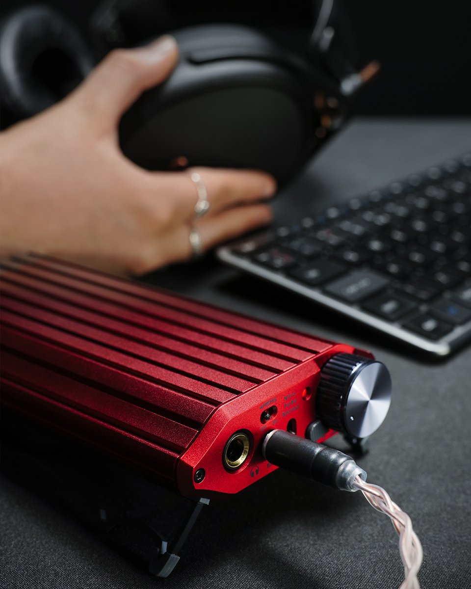 Sound So Moving. Even the Devil May Cry 😈

Level up your desktop listening with our feature-proof, premium DAC/headphone amplifier. 

Take your most demanding headphones wherever you go, we dare you 😉

#flagshipaudio #highendaudio #portablaudio #desktopsetup #audiophiles