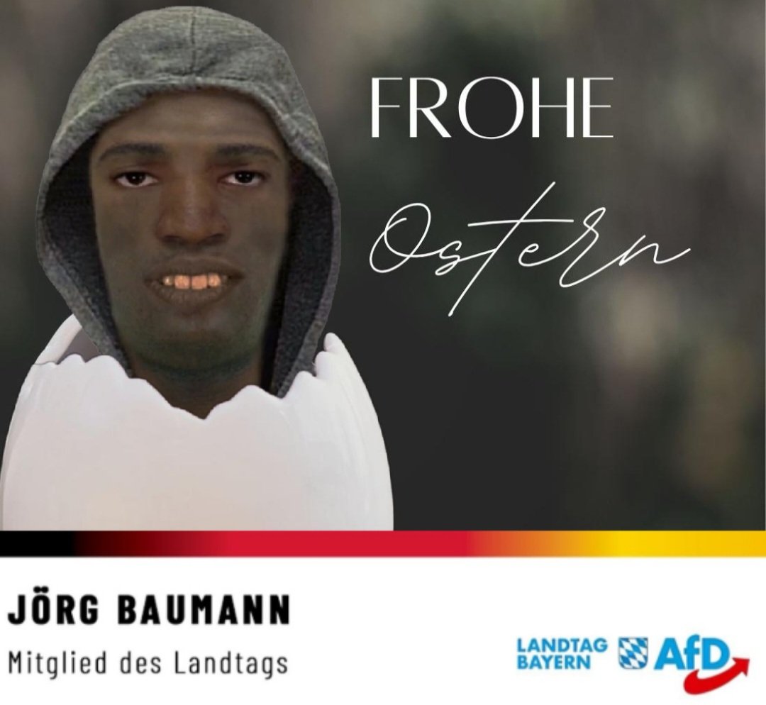 BaumannMdL's tweet image. Frohe Ostern und einen schönen Feiertag, ihr Sitzhasen.
#Ostern #Karfreitag
#Easter2025 #GoodFriday2025