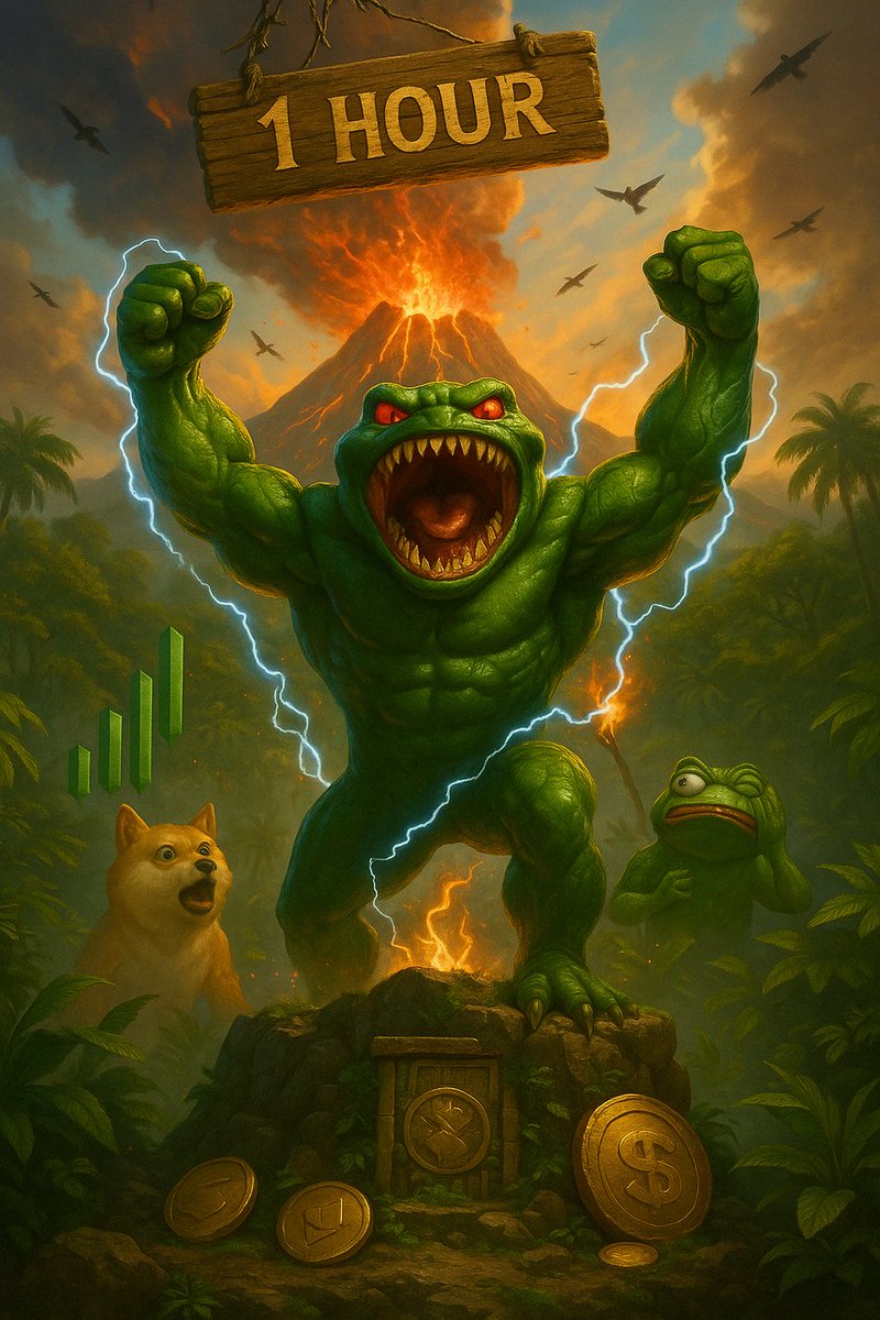GrumplSol's tweet photo. 1 HOUR TO LAUNCH ⏱️🔥
The jungle is fully awake 🌴⚡
Eyes are watching 👀
Wallets are loaded 💰🔒
And $GRUMPL is about to hit the chain 🐸⛓️

No more waiting 🚫
No more chances ❌

This is your last hour to move before it detonates 💣

Get in position 💼 | Final prep ⛓️ | Don’t blink 👁️
Miss this… and you’re chasing green candles 📈🚀

#Solana #Crypto #MemeCoin #GRUMPL #CryptoTwitter #100xGems
