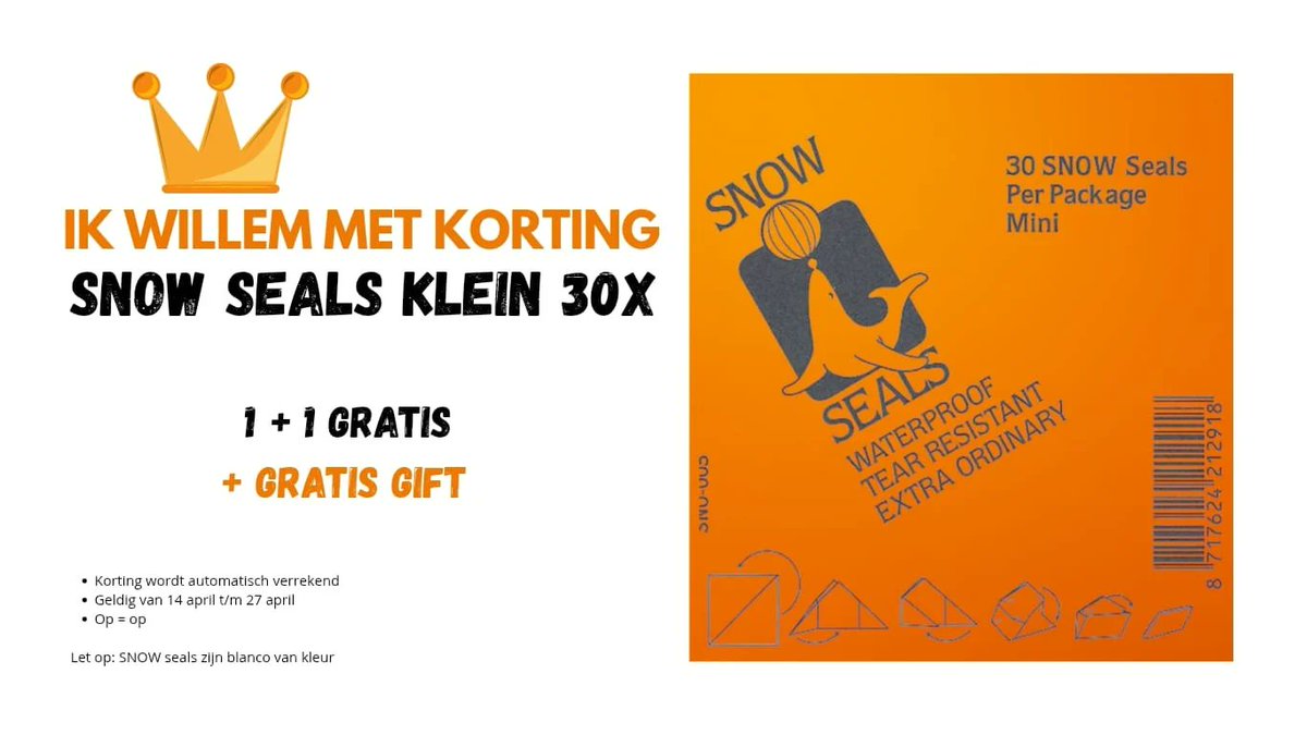 wapwinkel's tweet photo. Koningsdag 2025: Snow Seals, Oranje Waanzin en Waarom Jij Ze ECHT Nodig Hebt! 👑 https://t.co/3aTyhWBxaC https://t.co/pGyTRm0dVM