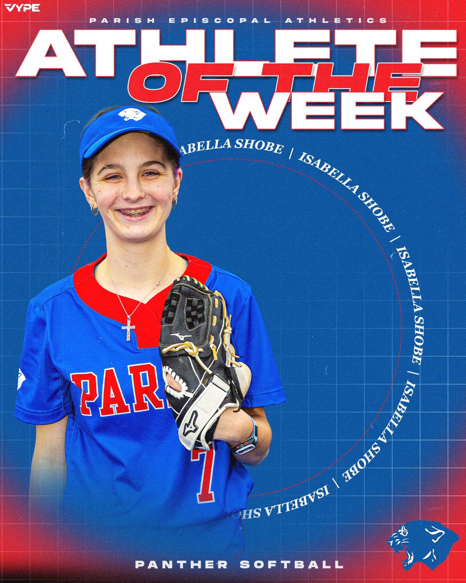 Izzy has shined at the plate this season batting .390 with .510 on base percentage. Her role as lead off hitter has helped bolster the Panthers! Way to go Izzy‼️