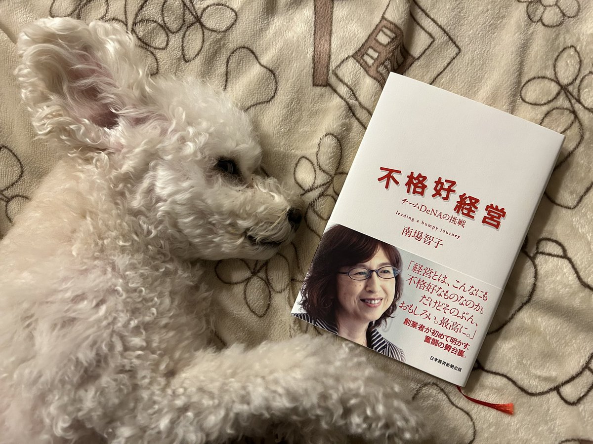 ______komi's tweet photo. タイトルがぴったりの一冊🕊️
ひらすら「こと」に向かい続けてきたことがわかる本でした、かっこいい！
（明日、苦手なトリミングを控えたわんことパシャリ📷がんばろうな…） https://t.co/R41OIA3rZK