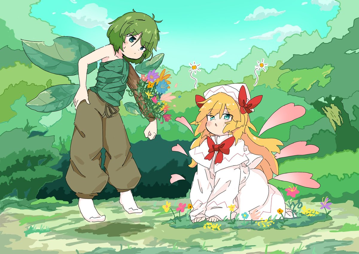 リリーホワイト 「 」|たったにのイラスト