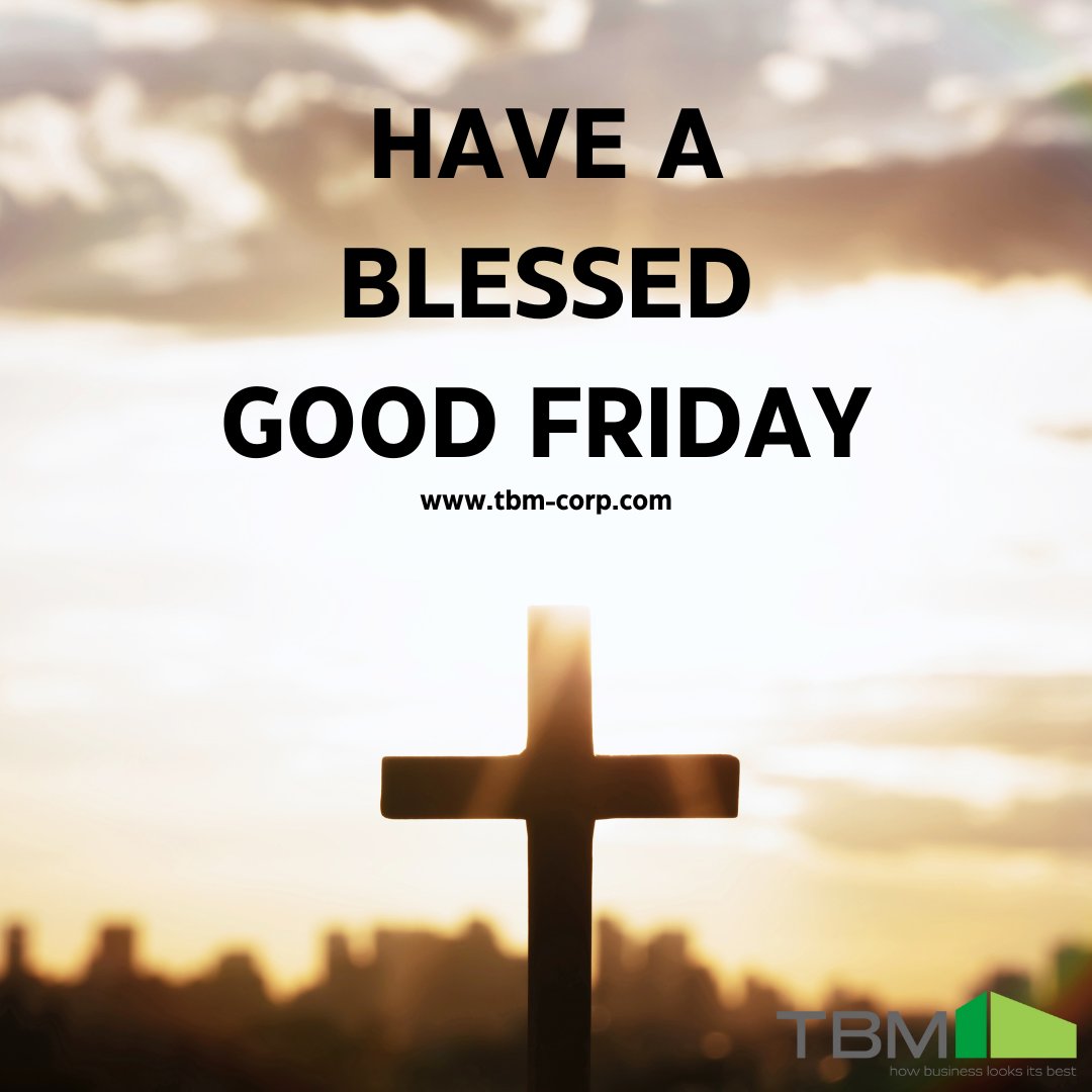 TBM_Janitorial's tweet photo. 🕊️ On this Good Friday, we pause to reflect on the power of sacrifice &amp; redemption. As we embrace the spirit of renewal, let’s carry forward kindness &amp; compassion in our professional journeys. 🌿 May this day inspire us to uplift one another. #GoodFriday #tbm https://t.co/yeG58AkUyr