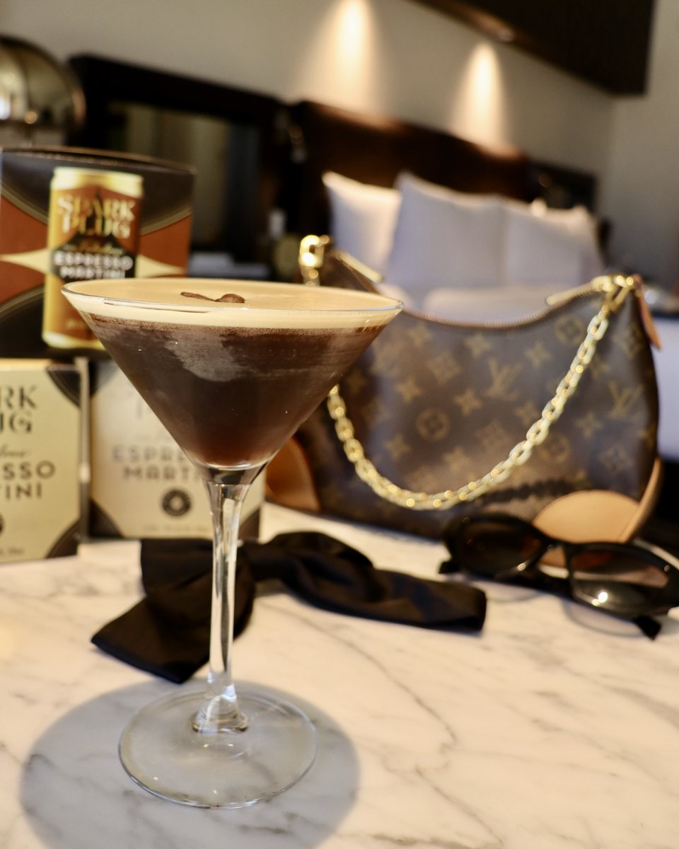 Mood: Checking into luxury with a Spark Plug in hand. 🍸✨ Because five-star energy requires a five-star drink. 💼💅

Share with the person you’d sip in style with! 

#espressomartini #cocktailtime
#HotelLife #LuxuryHotel #HotelRoom #TravelInStyle
