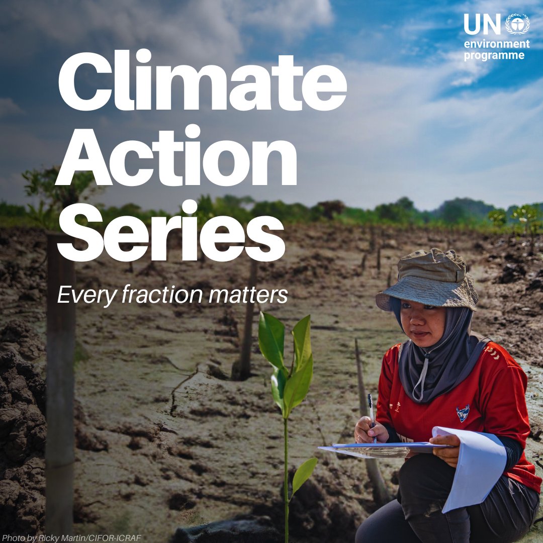 Building a sustainable &amp; better planet is a shared responsibility.

Are you interested in stories about communities, individuals, &amp; entrepreneurs worldwide taking innovative steps towards #ClimateAction?

Explore this online series &amp; get inspired: unep.org/interactives/c…