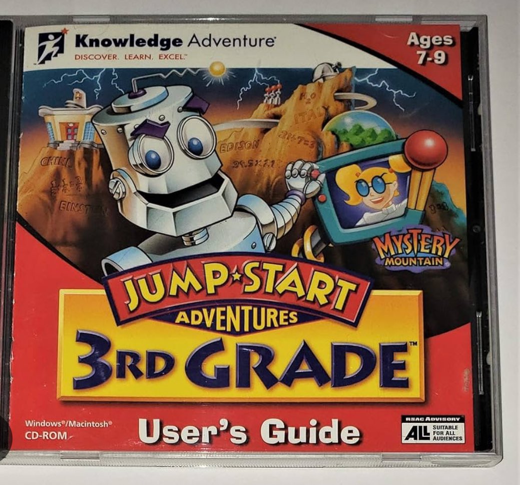 This game right here… taught me stuff that most kids now wouldn’t know. It was AMAZING