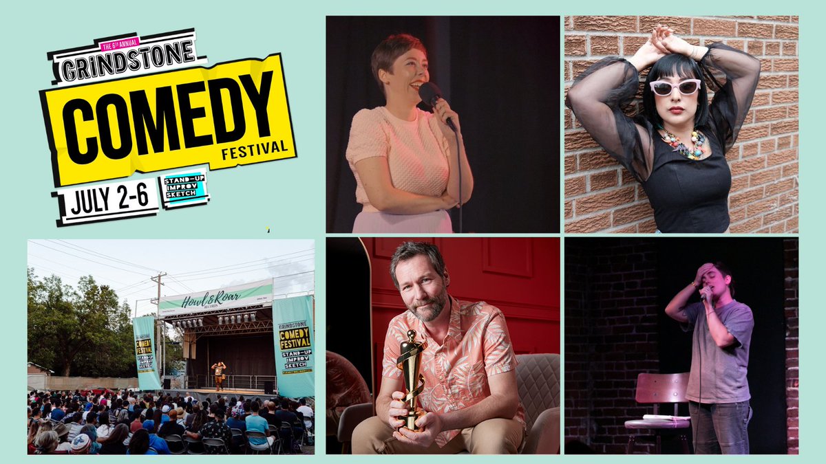Howl & Roar (@howl_roar) on Twitter photo We're proud sponsors of <a href="/grindstonefest/">Grindstone Comedy Festival</a>, and it's SO exciting to see familiar faces on the lineup. All of these artists have an amazing album on our label. See them LIVE in Edmonton this July! 😎
Luba Magnus
Isabel Zaw-Tun
<a href="/TVsJonDore/">Jon Dore</a>
Sophie Haze <a href="/sophhaze/">Sophie Haze</a>
grindstonecomedyfest.com We're proud sponsors of <a href="/grindstonefest/">Grindstone Comedy Festival</a>, and it's SO exciting to see familiar faces on the lineup. All of these artists have an amazing album on our label. See them LIVE in Edmonton this July! 😎
Luba Magnus
Isabel Zaw-Tun
<a href="/TVsJonDore/">Jon Dore</a>
Sophie Haze <a href="/sophhaze/">Sophie Haze</a>
grindstonecomedyfest.com