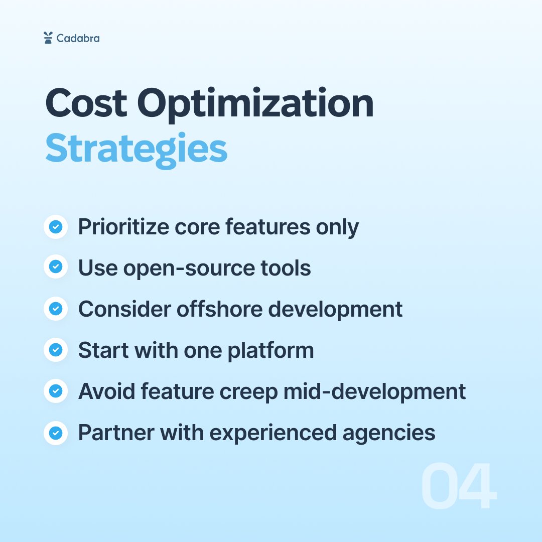 CTO_Cadabra's tweet image. Building an MVP?
Here&apos;s what it really costs in 2025: $10K-$150K+ depending on complexity.

We break down the hidden expenses and share cost-saving strategies in this guide.

#StartupCosts #ProductDevelopment