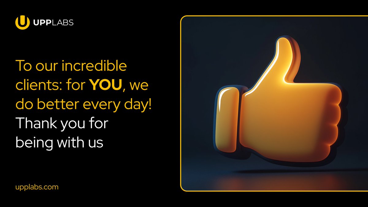 Happy Customer Appreciation Day!

Every win we celebrate has a client behind it. Your ideas, your trust, your collaboration = everything. 🙌

From us to you - thank you 💛
#CustomerAppreciationDay #CustomerSuccess #Gratitude #Partnership #Business